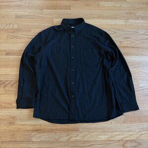 Nanushka Black Wool Oversized Shirt XL